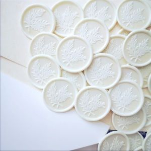 Set of 10 Rosemary Self Adhesive Wax Seals